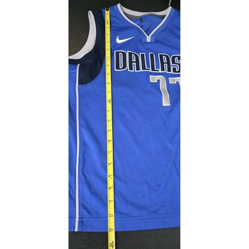 Youth Nike Luka Doncic Dallas Mavericks #77 Blue Basketball Jerseys M 10-12 EUC‎